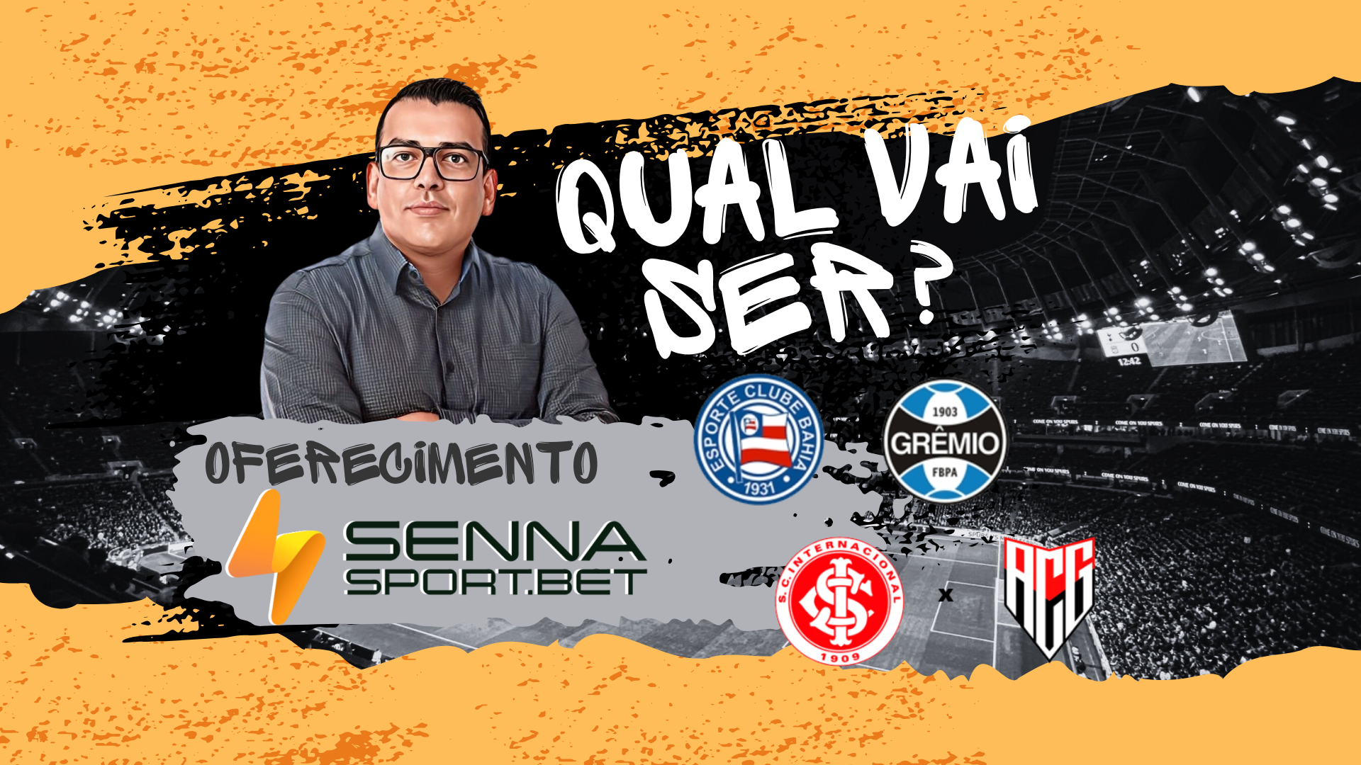 Qual vai ser? Vamos falar de Bahia x Grêmio e Inter x Atlético GO.