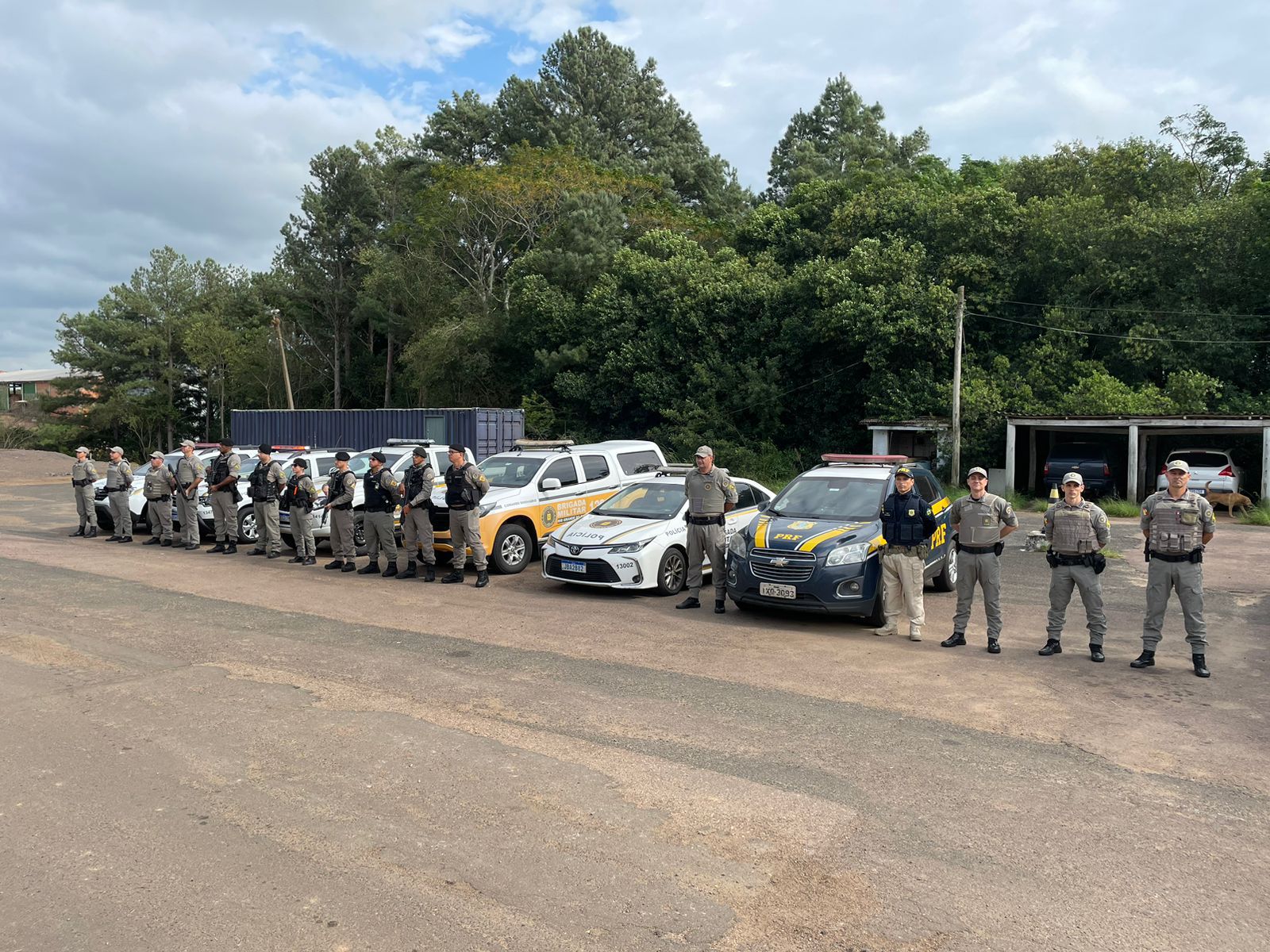 BM faz lançamento da operação “Fronteira Segura”, em Encruzilhada do Sul.