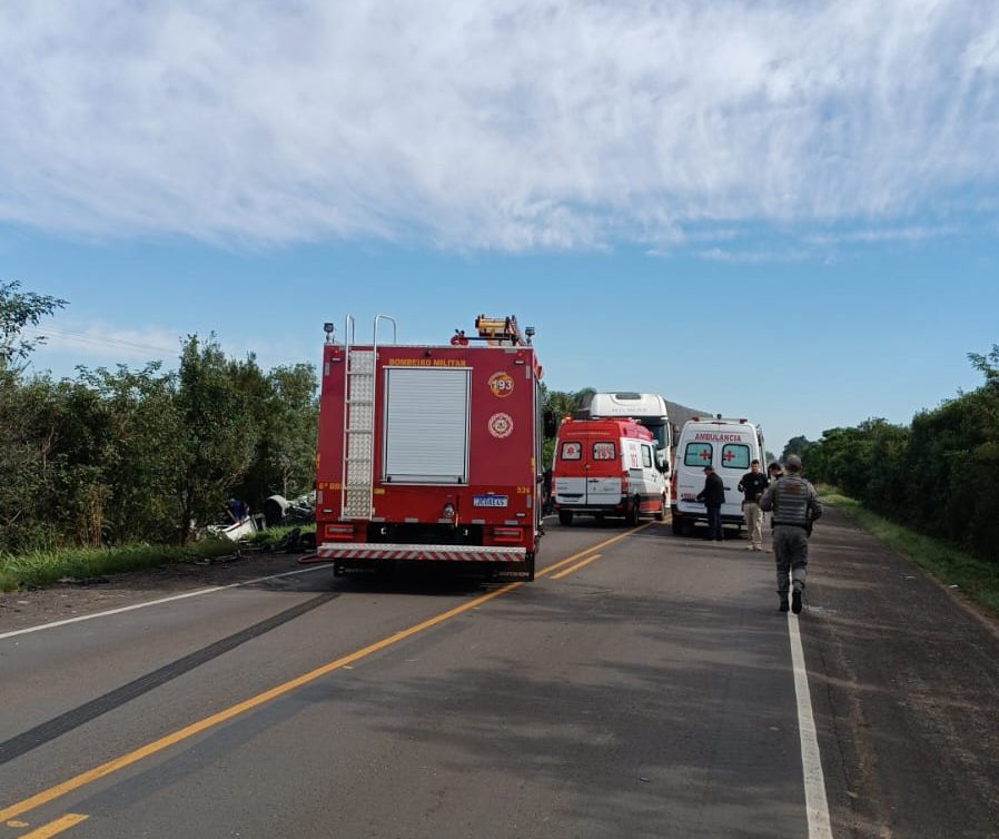 Acidente com 3 mortes em Pantano Grande.